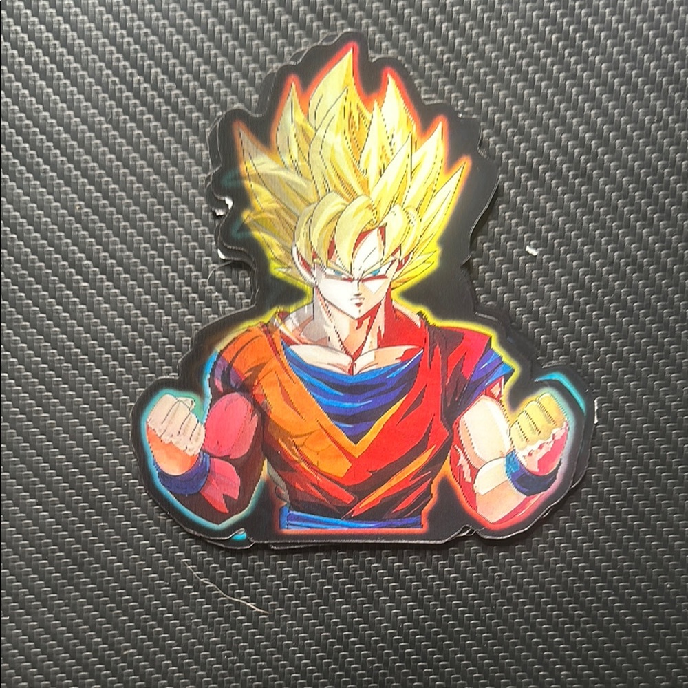 Dragon ball z goku transformation 3d motion sticker